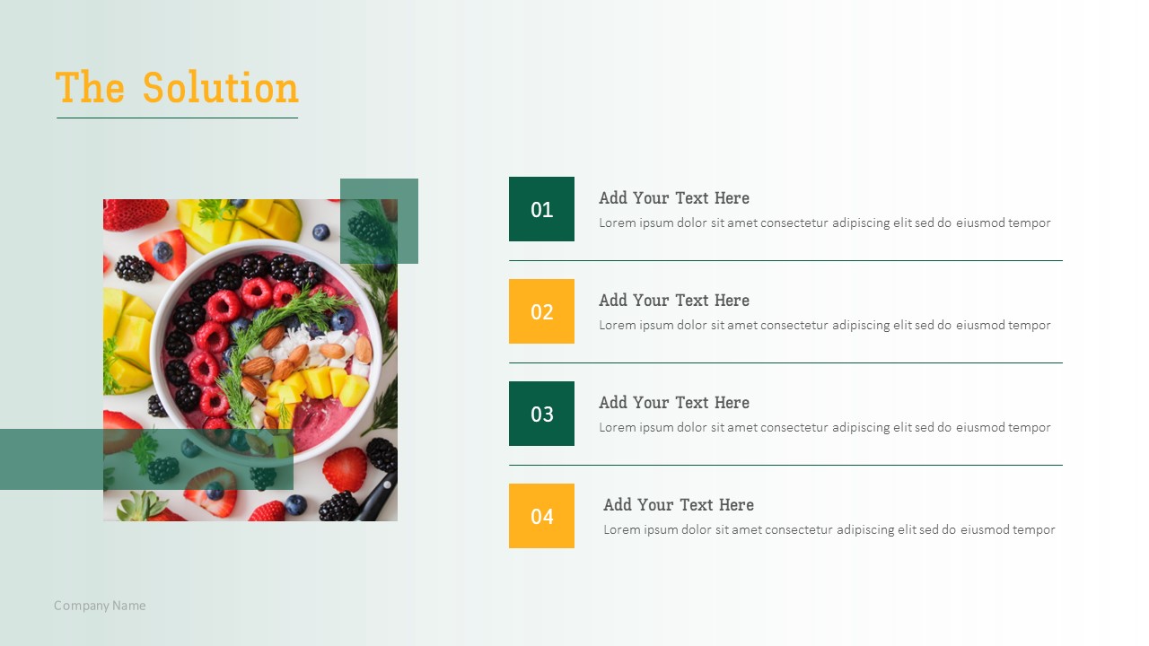 Pitch Deck Food Startup 9