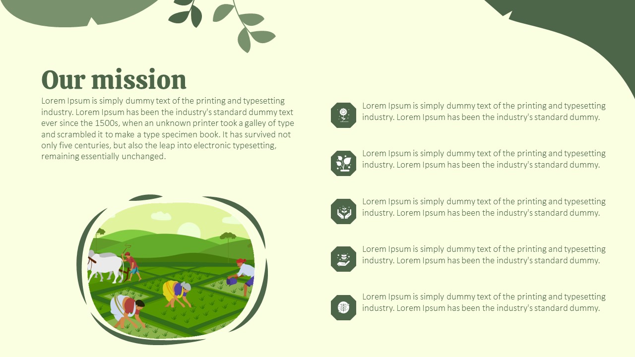 Presentation Template Agriculture 9