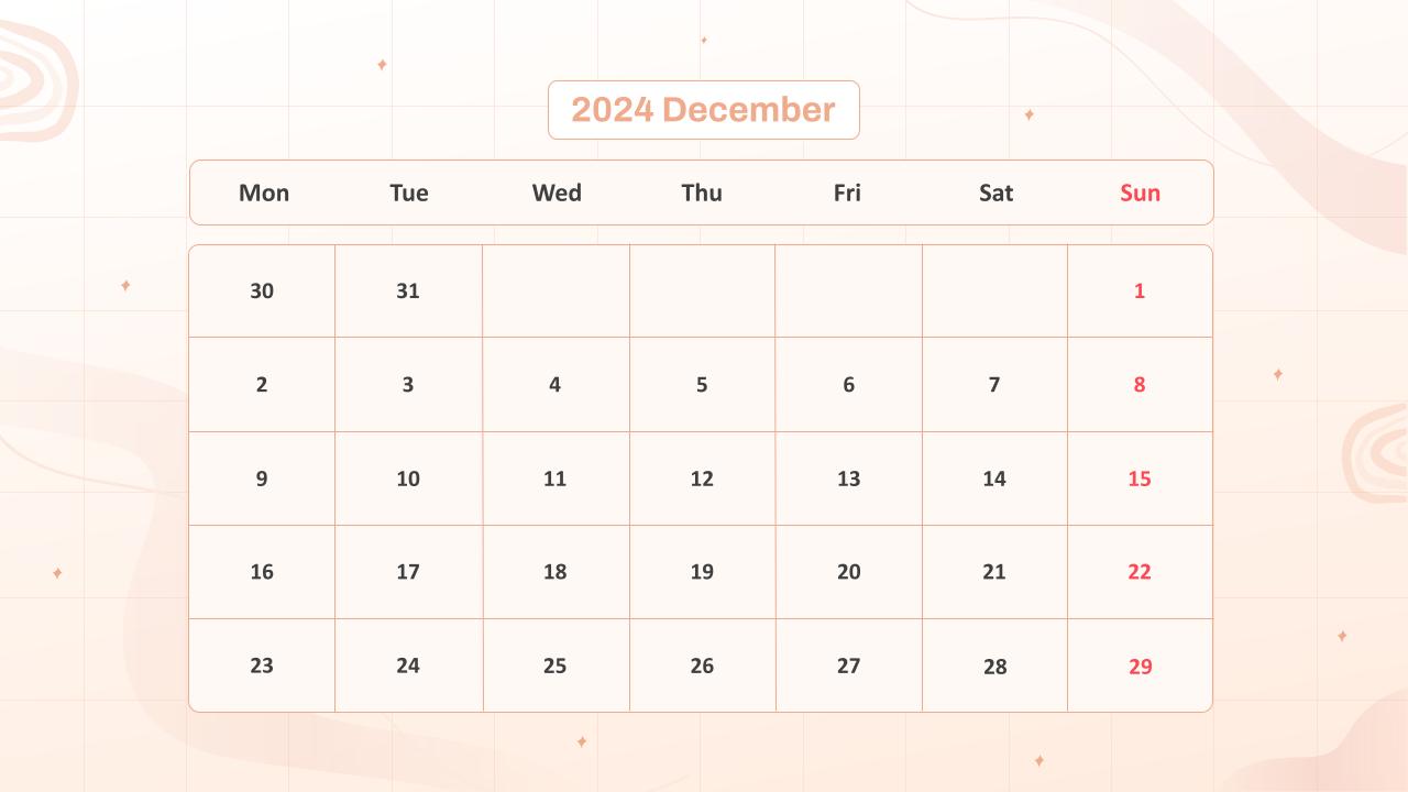 Calendar Presentation Template 14