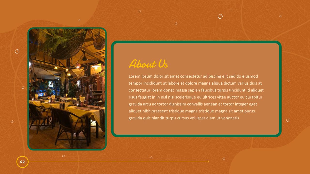 Restaurant Slides Template 4