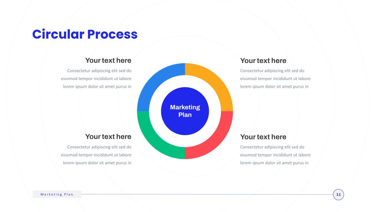 Marketing Plan Slide Template Simple 13